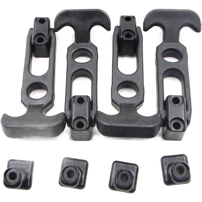 Lot De 6 Loquets Tubulaires À Mortaiser De 45 Mm Pour Porte Intérieure Avec Plaque Polie Et Vis
