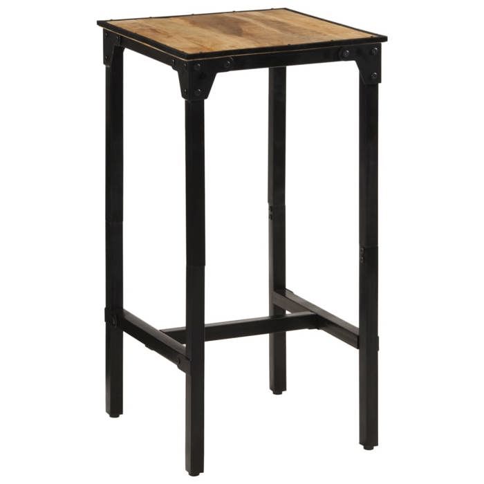 SALE 2025Table de bar - Tabouret de Cuisine - 60x55x107 cm - Bois de manguier massif brut - 60x55x107 cm 17 45 Kg 7756