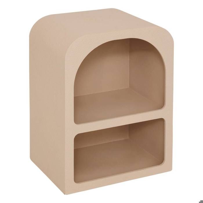 Table de chevet Soleya beige moyen 40x30cm - Atmosphera Créateur dintérieur Table de chevet Soleya beige moyen 40x30cm - Atmosphera Créateur dintérieur
