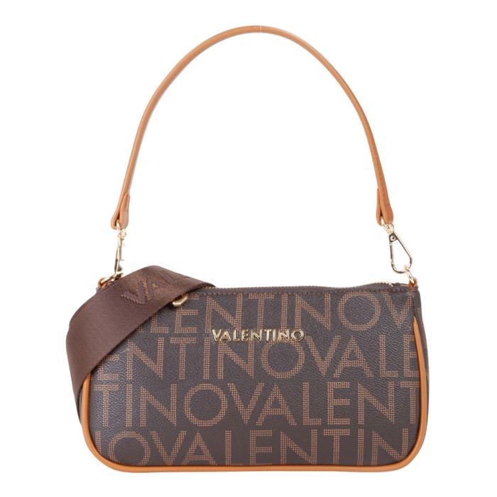 VALENTINO Sac à épaule brun foncé brun clair pour femme - Regina Re Shoulder Bag Moro / Naturale 326778