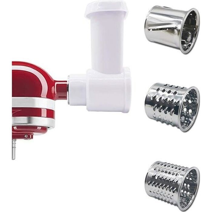Trancheuse à légumes - Keeper - Accessoire pour KitchenAid - Broyeur - Râpe à fromage