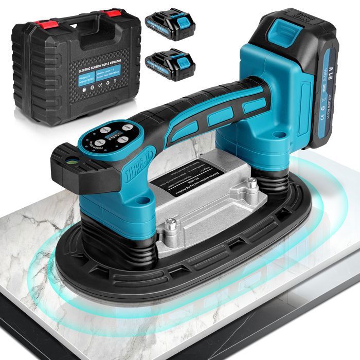 Machine de vibration pour carrelage à 5 vitesses réglables, capacité de