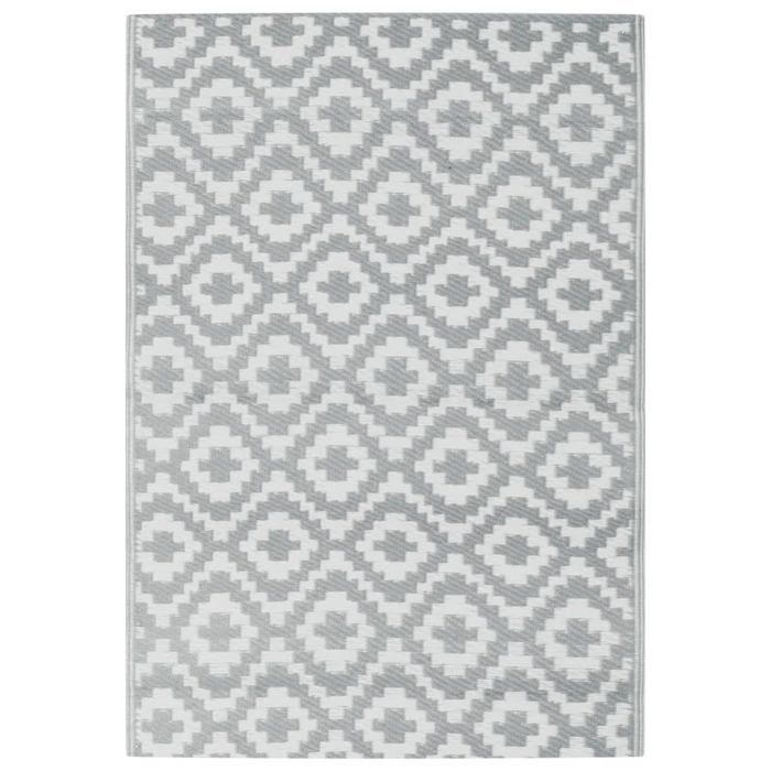 Tapis dextérieur vidaXL 160x230 cm Polypropylène Résistant aux UV Design réversible