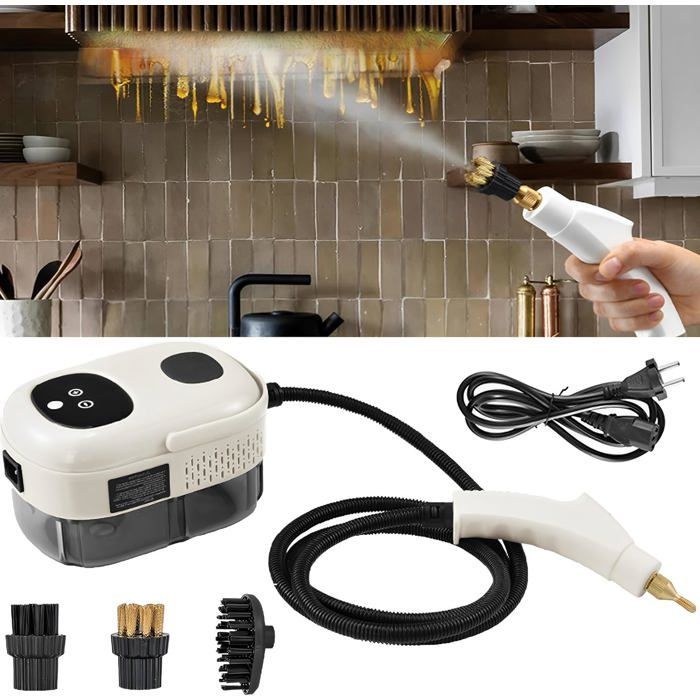 High Pressure Manual Steam Cleaner 6 Adjustable Speed1100Ml Large Capacity Water Tank Suitable For Bed Bugs Kitchen Appliances - Msd Sante Animale