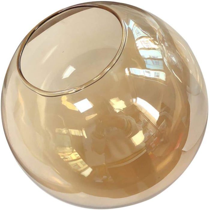 Abat-jour globe en verre - 1 pièce - Verre soufflé ambre - Remplacement luminaire suspendu - Salon c ACCESSOIRES POUR PULVERISATEUR