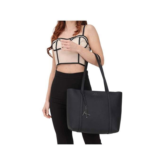 Sacs à main Armani Exchange Femme authentic Noir cuir