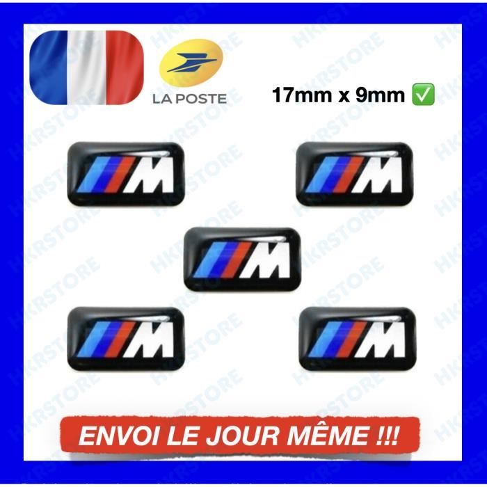 5 AUTOCOLLANT Pour BMW Adhésif Stickers Jante Volant Logo Emblèmes 3D BMW M Moto