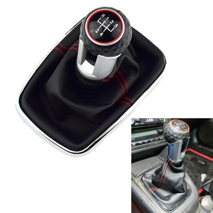 Pommeau 5 Vitesse Amazon Pommeau De Levier De Vitesse Cuir Pour Seat Leon 1 MK1 Et Toledo II MK2 (1998-2005) - 5 Vitesses