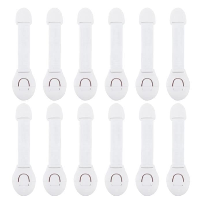 14 Pièces Bloque Porte Bébé Giantzhong - Sécurité Enfant Sans Perçage Pour Armoires, Frigo, WC Et Meubles