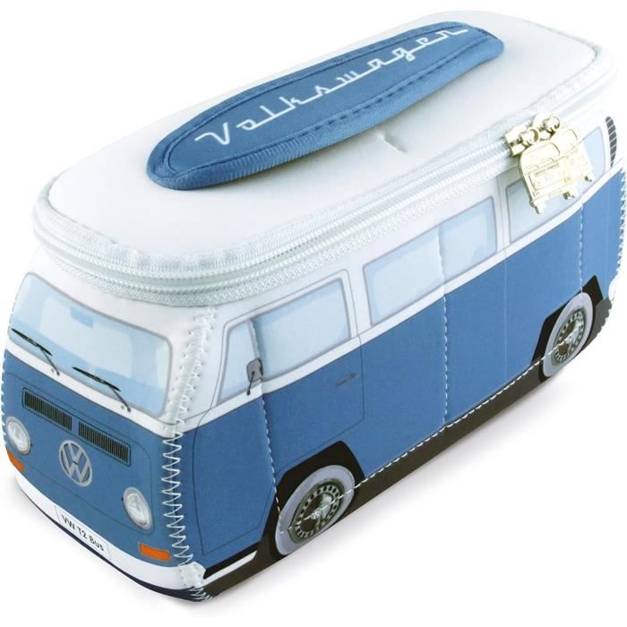 Trousse écolier Safta University - 23 X 11 X 1 Cm - Bleu Et Marine - NEUVE