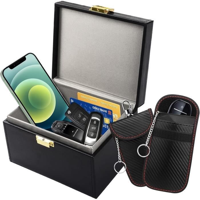 Lot De 2 Signal Blocage Faraday Pochette Sac, Sac De Protection Contre