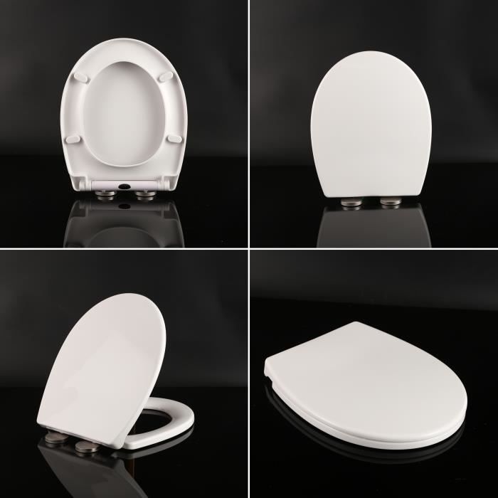 Abattant WC frein de chute soft close siège de toilette cuvette lunette