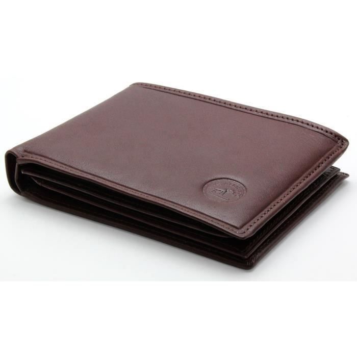 CADEAU HOMME Portefeuille design Portefeuille homme Cuir rouge à l/'italienne