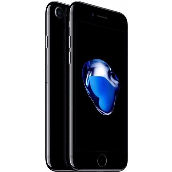  T&eacute;l&eacute;phone portable iPhone 7 128 Go Noir de jais Reconditionné - Etat Correct pas cher