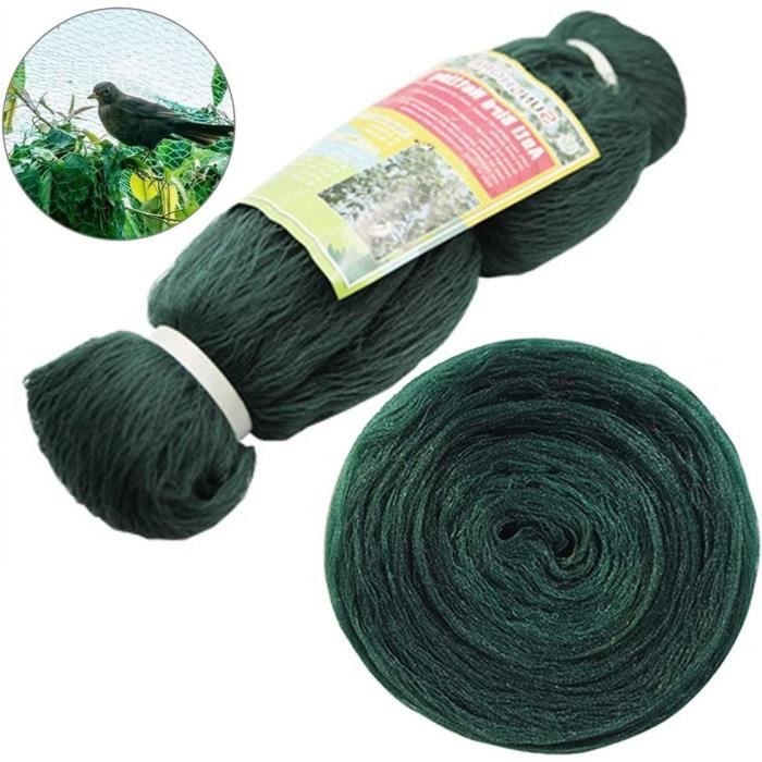 Filet Anti-oiseaux 4x6m - Protection Jardin - Nylon Résistant - Mailles 15mm - Pour Fruits Et Légumes
