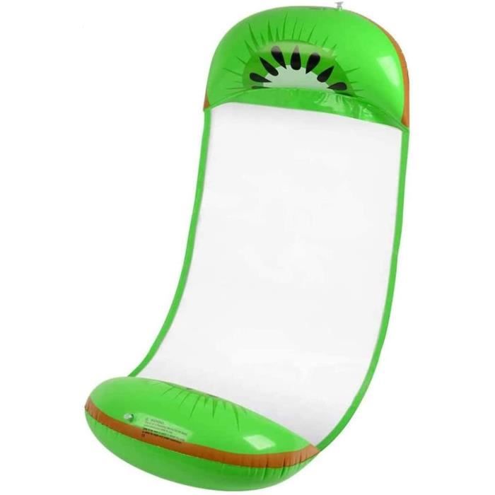 SUNSHINEMALL Flotteur Piscine Gonflable 3-en-1 - Hamac, Transat, Chaise, PVC, 120kg, 6 Ans+, Maillage Respirant