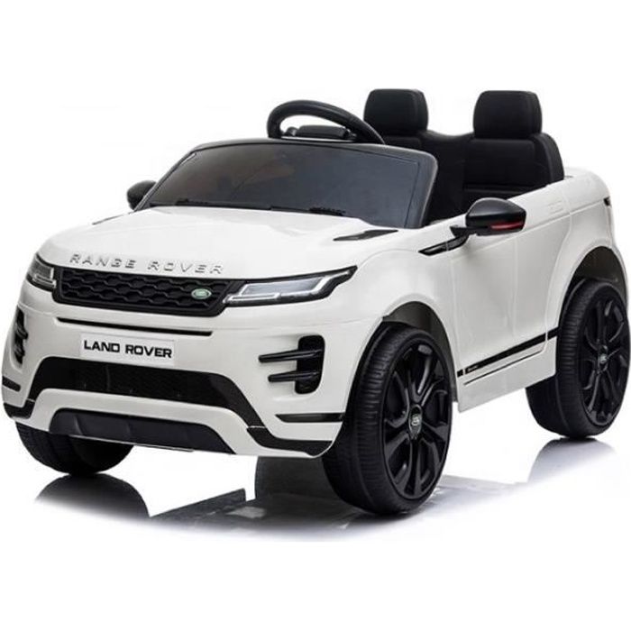 Voiture Électrique pour Enfant Range Rover Evoque 12 V Blanc 2 Places - Jouet Bébé Garçon Fille