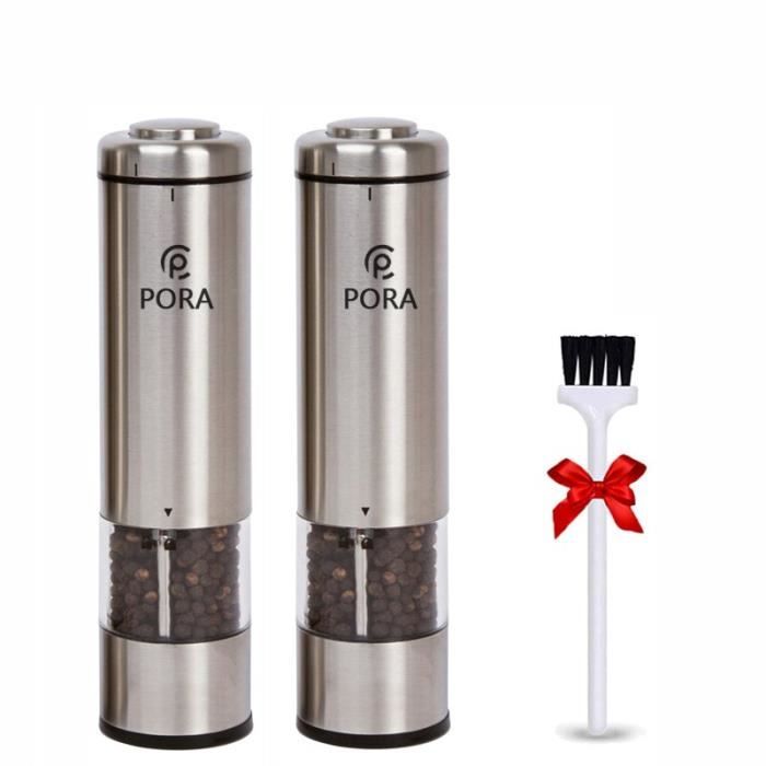 Lallisa Lot De 6 Salières Et Poivrières En Acier Inoxydable Avec