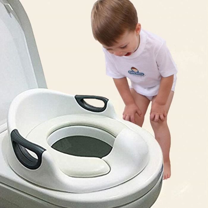 IWILCS Bébé Réducteur de Toilette pour toutes les toilettes Antidérapant toilette bébé Pot pour garçons et filles de 1 à 7 ans Siège de Toilette Siège Pot Rose