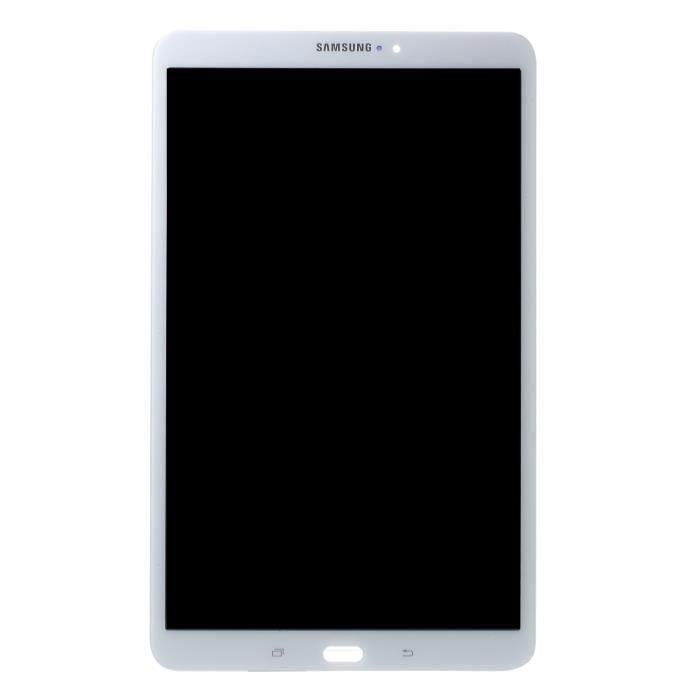 Ecran LCD Et Ensemble Numériseur De Remplacement Pour Samsung Galaxy Tab A 10.1 (2016) T580-T585-Blanc COS6393