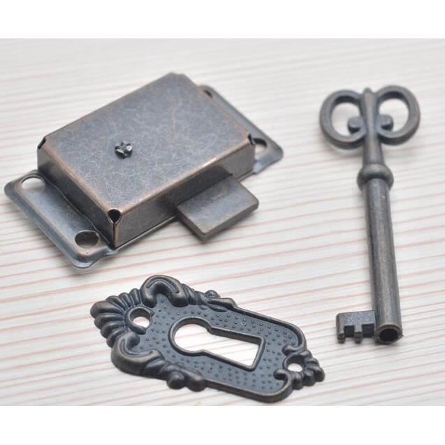 Verrou De Boîte à Bijoux Antique, Boîte En Bois, S... - Grandado