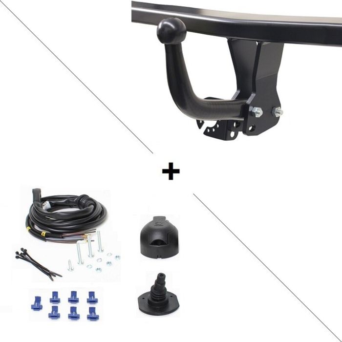 Attelage Complet Rigide Fixe + Faisceau électrique 7 Broches Pour Opel Zafira B (07.2005-12.2014) - Auto-Hak