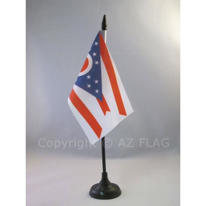 AZ FLAG - Drapeau Ohio - 150x90 Cm - Polyester Léger - Drapeau