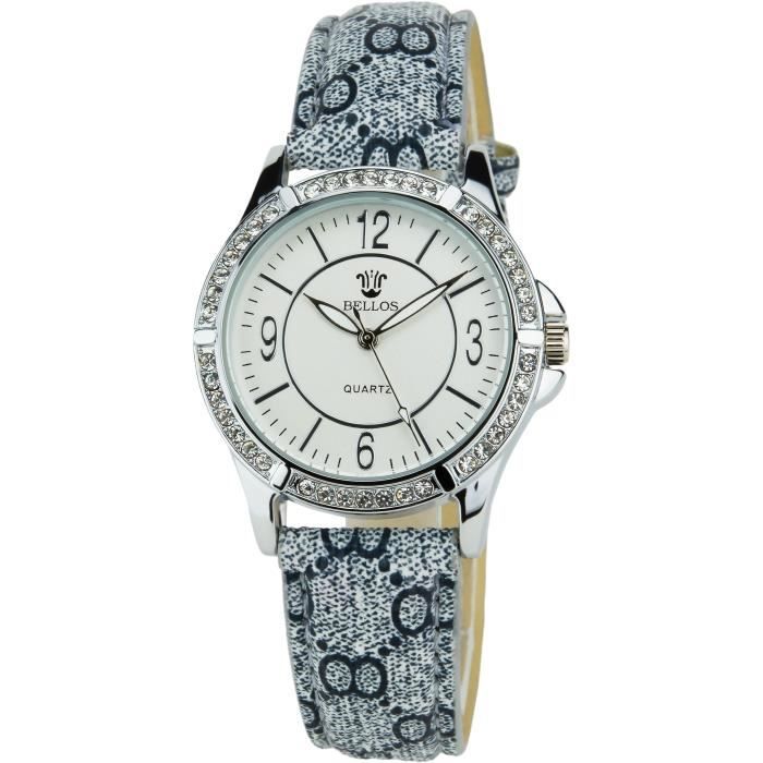 Montre-bracelet Femme Celsior Wrap Argent Avec Cristaux - Quartz Analogique, Occasion