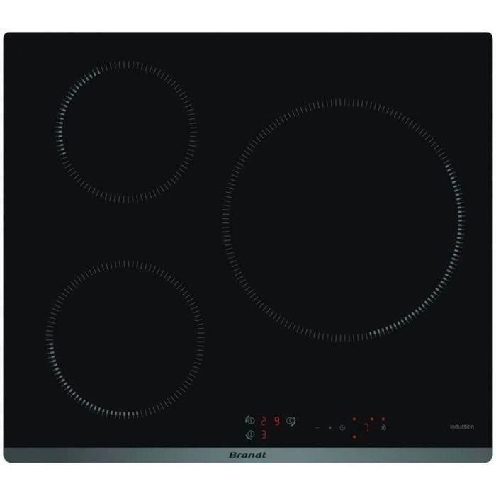 Plaque de cuisson induction BRANDT - 3 zones - 7200 W - L 58 x P