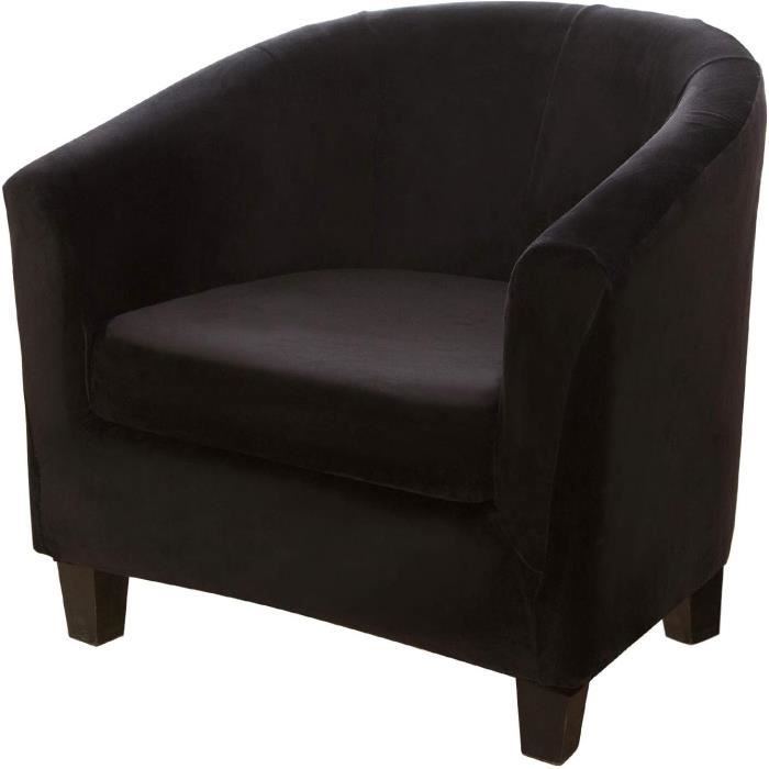 Lavable Machine Housses Fauteuil Velours Topchances Lot De 3 - Bleu Vert, Extensible, Avec Dossier Et Coussin Séparés Protection Canapé