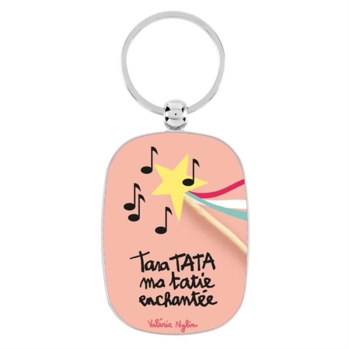 Porte-clés Personnalisé 'Tatie Pour La Vie' D'ANGORA - Cadeau Original Et Utile Pour Ta Tata - 10