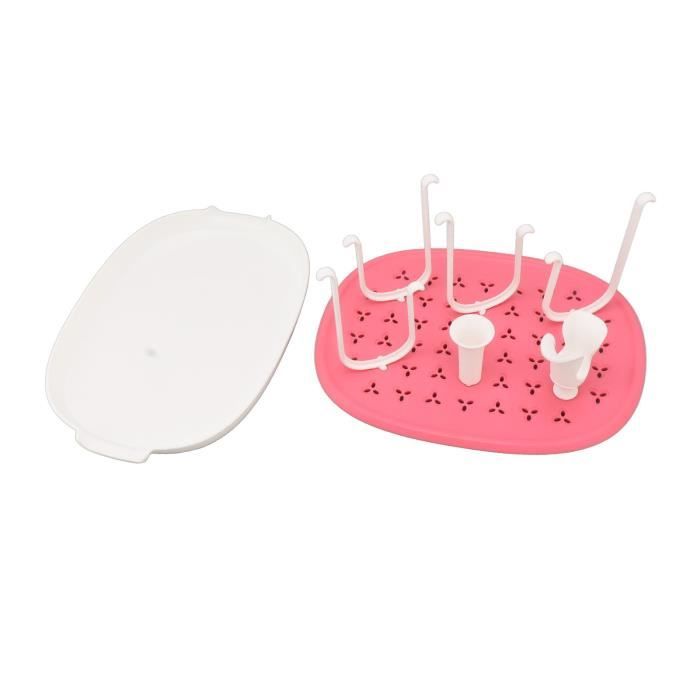 Tigex Egouttoir à Biberons, pour Sécher 6 Biberons, Fleurs