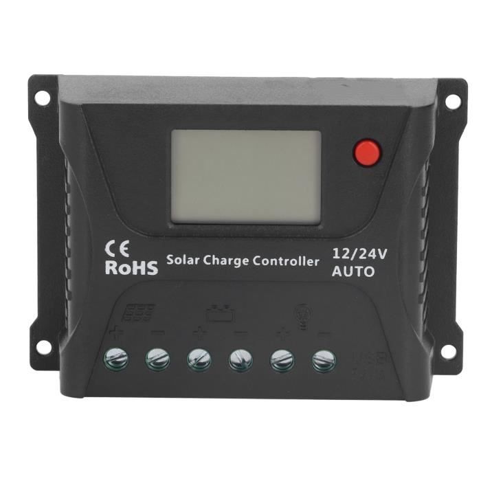 10A 20A 12V 24V étanche PWM Mini Régulateur De Charge Solaire