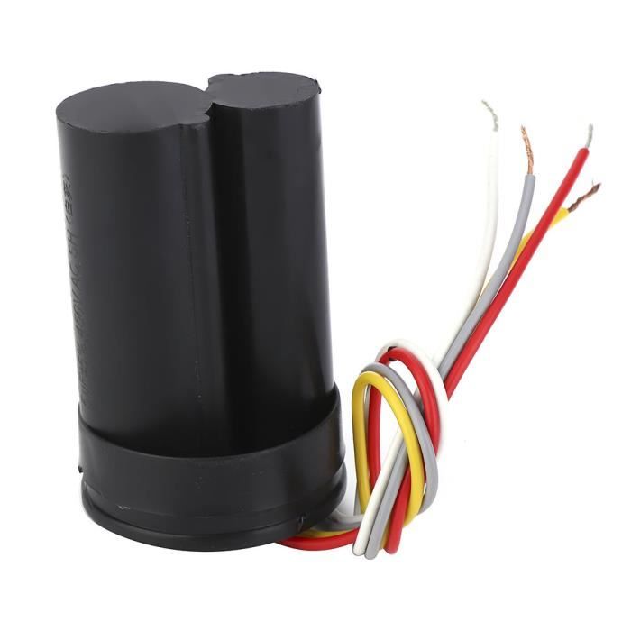 BOJACK Condensateur Démarrage Moteur 12uF 450V 34x68mm Avec Fil M8 - Compatible Lave-linge