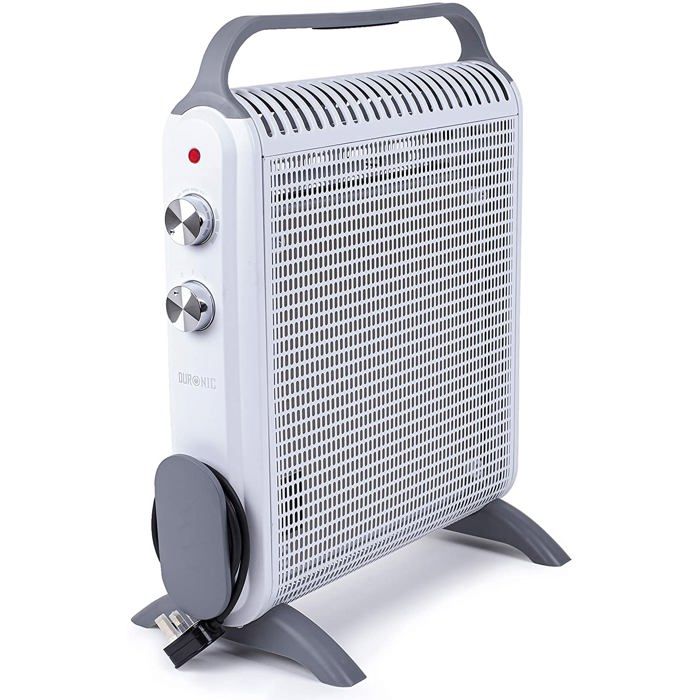 Radiateur Electrique HV180 1800W Rayonnant C&acirc;ble Electrique Blanc