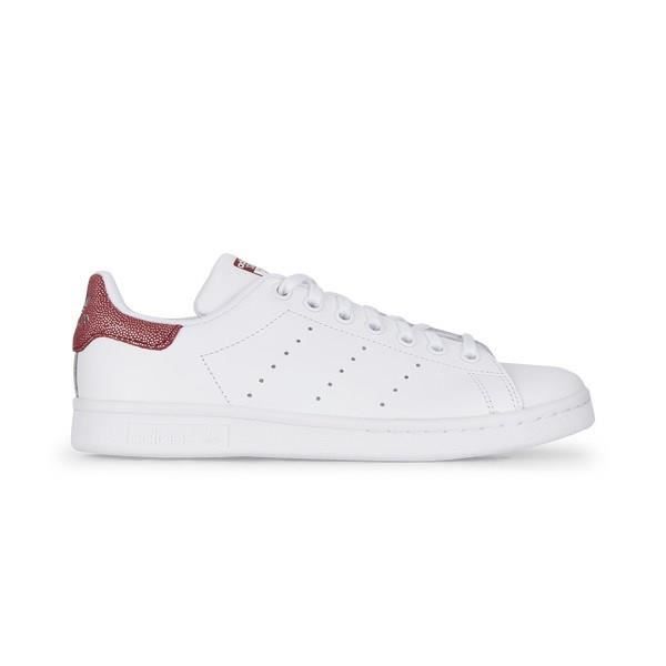 stan smith blanc bordeaux femme