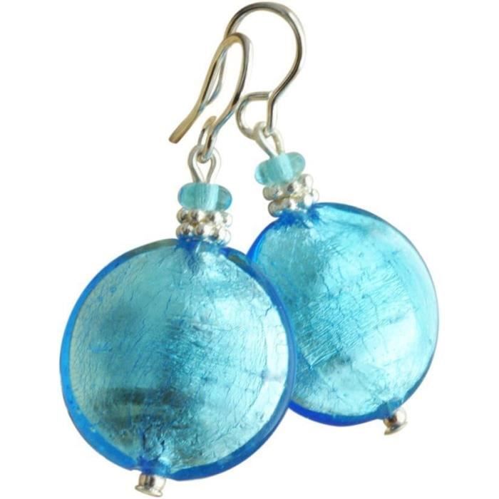 Boucles d'oreilles en verres de Murano - L'effet Verre