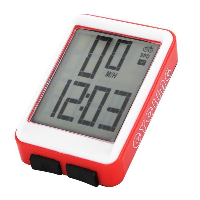 Compteur Vélo Sans Fil YMZ - Écran Tactile étanche IPX7 - Mesure Vitesse, Distance, Calories