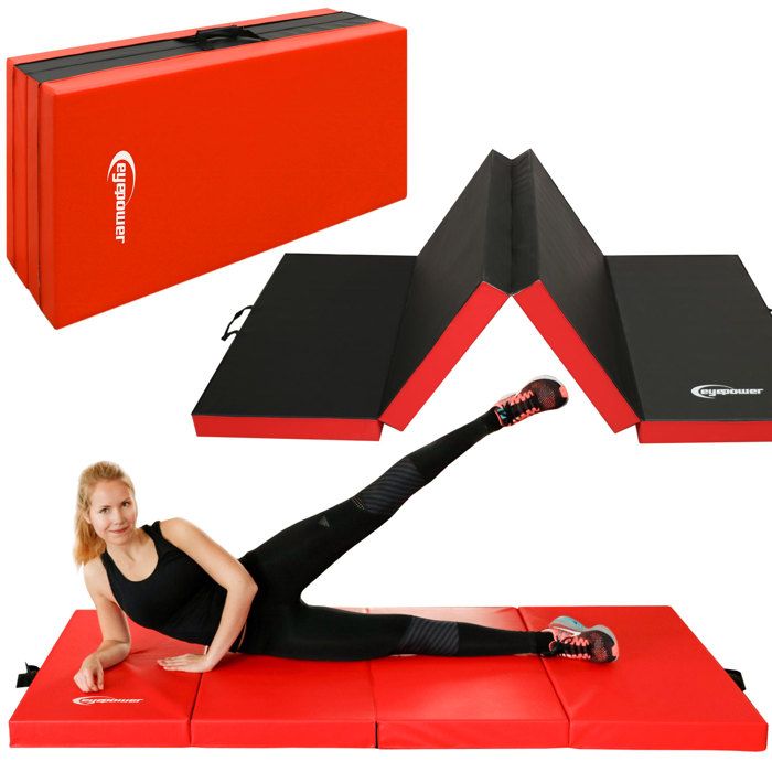 Matelas dentrainement 200x100x8cm Rouge-Noir Matelas dentrainement 200x100x8cm Rouge-Noir
