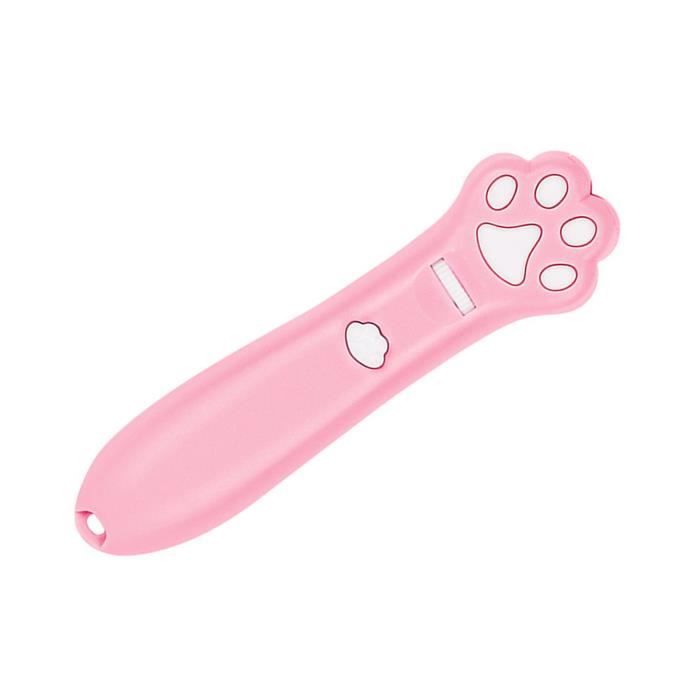 Meilleurs prix pour Bâton de teaser de chat laser LED lumières rouges - FAFEICY - Jouet pour chat laser - Plastique - Rose