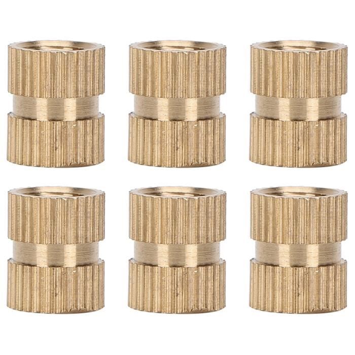 Lot De 5 écrous Rivets (rivnuts) 3/8-16 Moletés Bronze - Uxcell - Pour Trou De 11mm