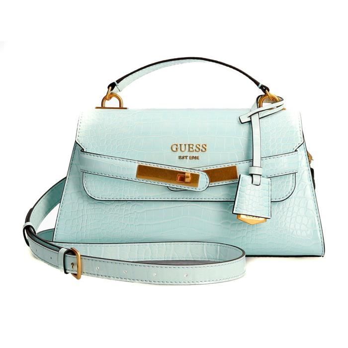 GUESS Enisa Top Handle Flap Bag Surf [168562] sac à main sac a main