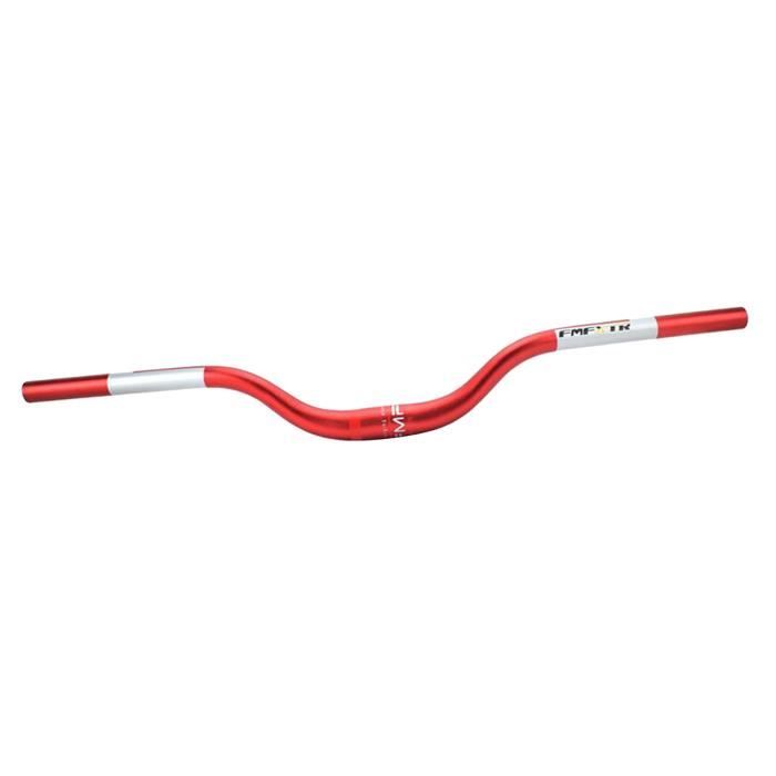 Guidon VTT 31.8mm 720mm Extra Long Riser Bar Alloy Red rouge