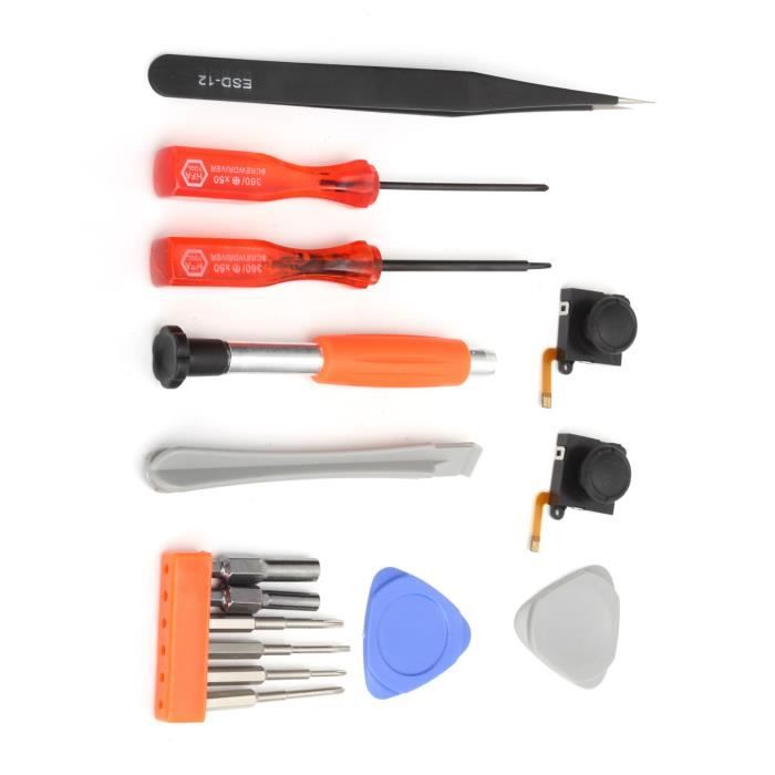 HURRISE Joystick Repair Kit, Plastic + Metal Game Machine Repair Tool