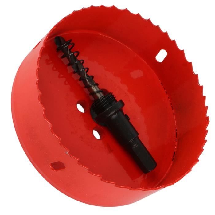 Trou-scie 24mm (61/64) HSS M35 Revêtement Titane – Uxcell – Pour Percer Plastique Et Métal