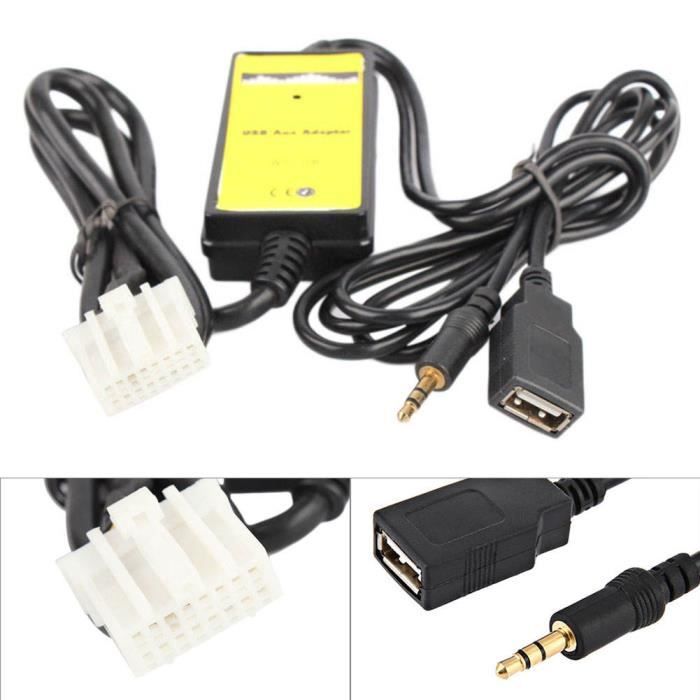 Câble Adaptateur AUX USB Pour Audi - Interface AMI MMI, 1.4 M, Charge Et Audio Pour A6L, A8L, Q7, Etc.