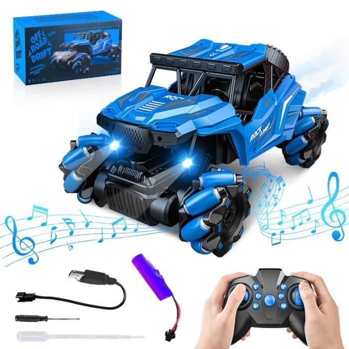 Voiture de course tout-terrain télécommandée sans fil, voiture jouet  télécommandée pour enfants et adolescents