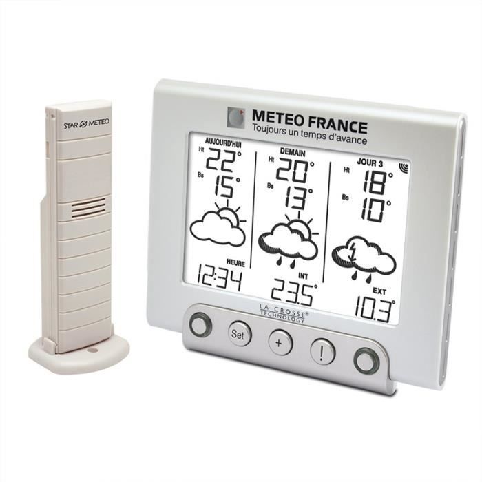 La Crosse Technology Station Meteo France J2 Avec Indication Des Niveaux De Vigilance