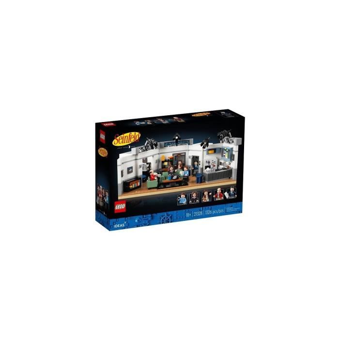 Lego 21328 Ideas Seinfeld Maquette de Construction Créative avec Appartement et Minifigurine Jerry À
