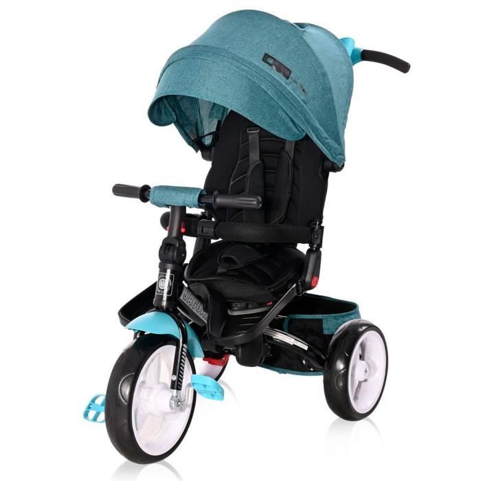 Tricycle évolutif pour bébé / enfant JAGUAR Lorelli vert